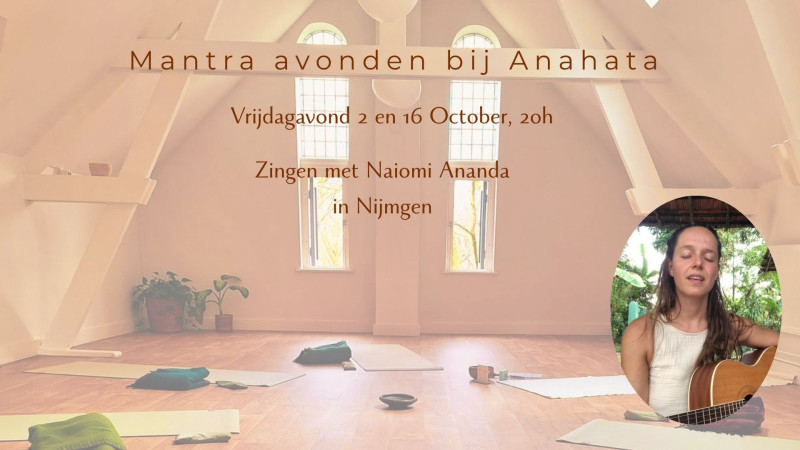 Mantra avonden bij Anahata Nijmegen