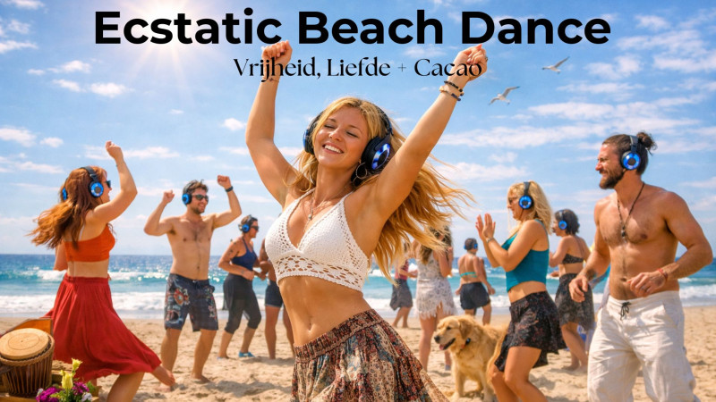ECSTATIC BEACH DANCE - VRIJHEID, LIEFDE + CACAO - Ecstatic Dance, Cacao ceremonie, Conscious Dance