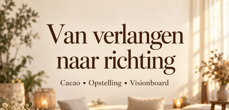 Cacao ceremonie, opstelling & Vision board 2026