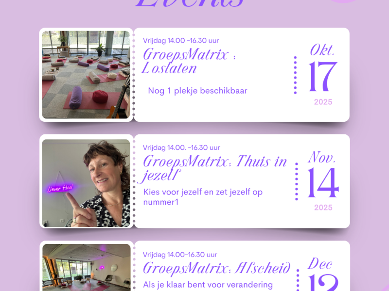 Groepsmatrix. Thuis in jezelf
