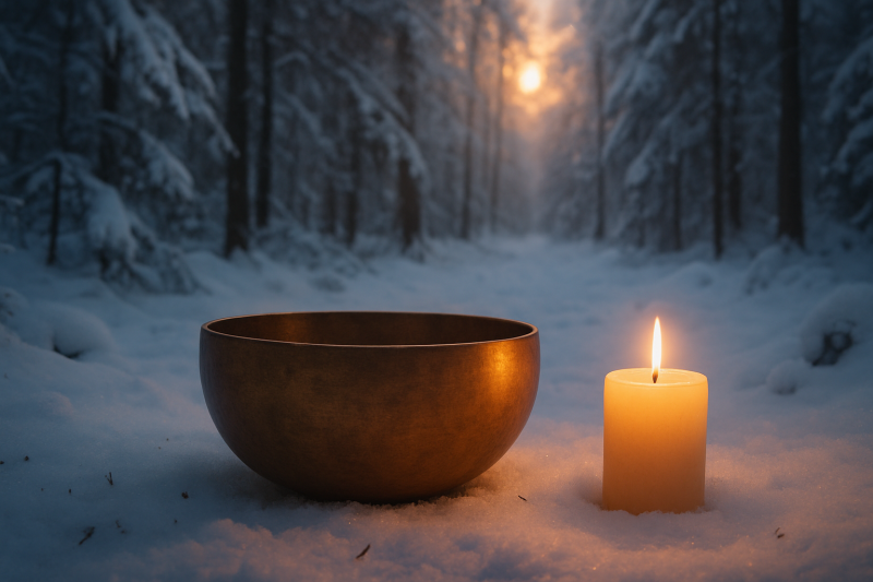 Ontspannende Klankreis - Winter Energie - Klankreis-Soundbath, Ontspanning, Zelfzorg