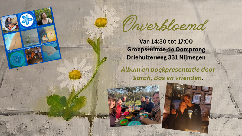 Albumpresentatie "Onverbloemd" - Live Music, Performance
