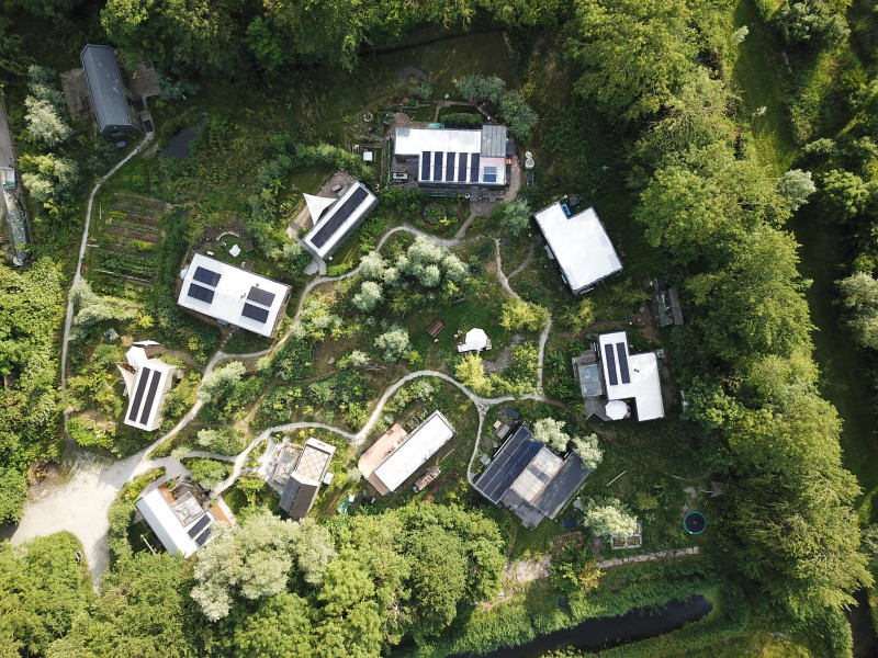 Open dag ecocommunity Liberterra/Duurzame Huizen Route