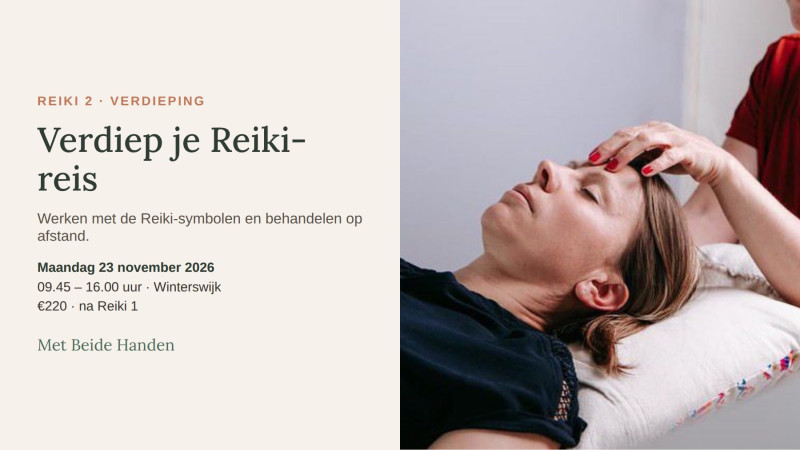 Reiki 2 – Verdiep je Reiki-reis