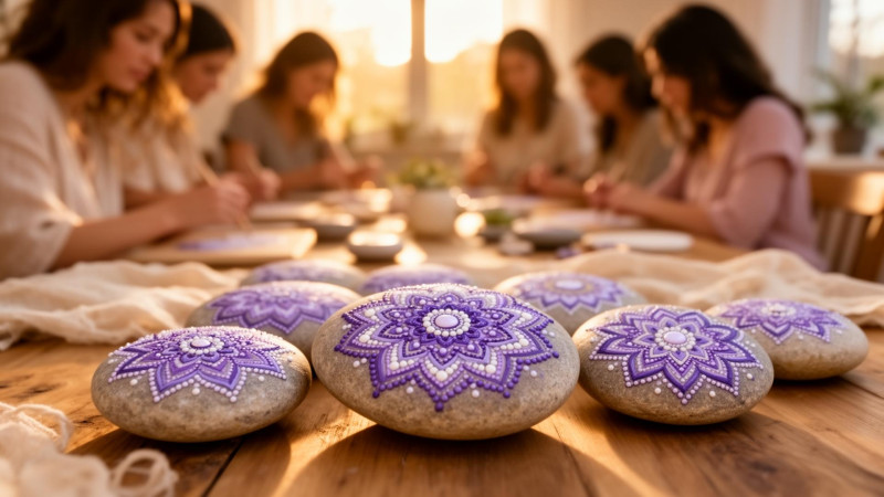 Meditatief Mandala Dotpainten