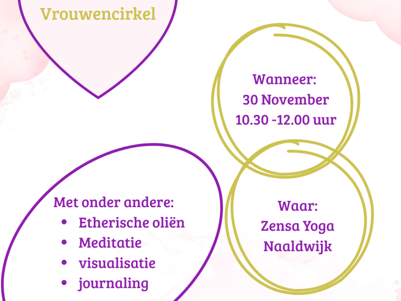 Vrouwencirkel Rust in de storm, overgave aan wat is - Vrouwencirkels