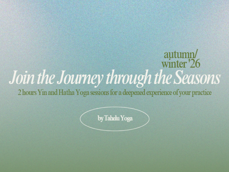 The Seasonal Journey - Yoga Specials Autumn/ Winter '26