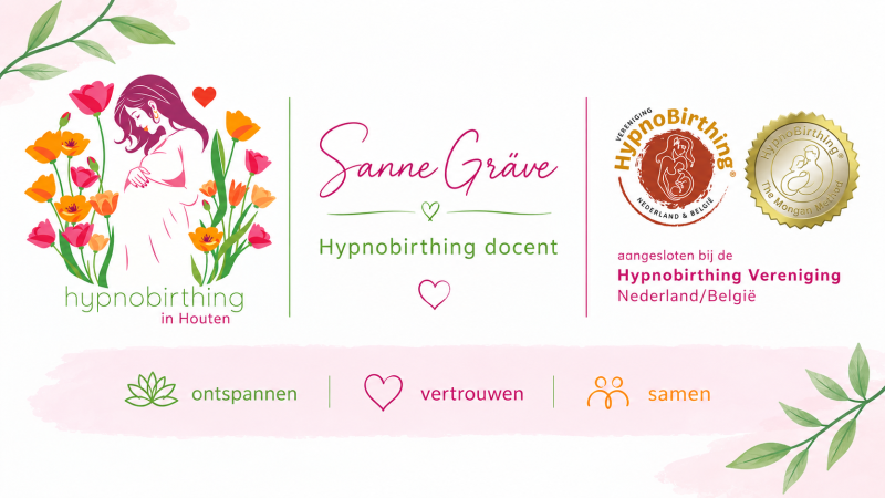 HypnoBirthing Groepscursus | November 2026 | € 359,-
