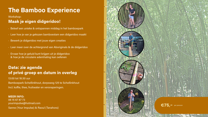 The Bamboo Experience: Maak je eigen didgeridoo!