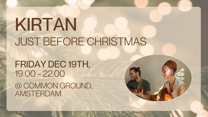 Kirtan Just Before Christmas w/ Lola & Ludo - Singing Circle, Mantra Singing, Kirtan