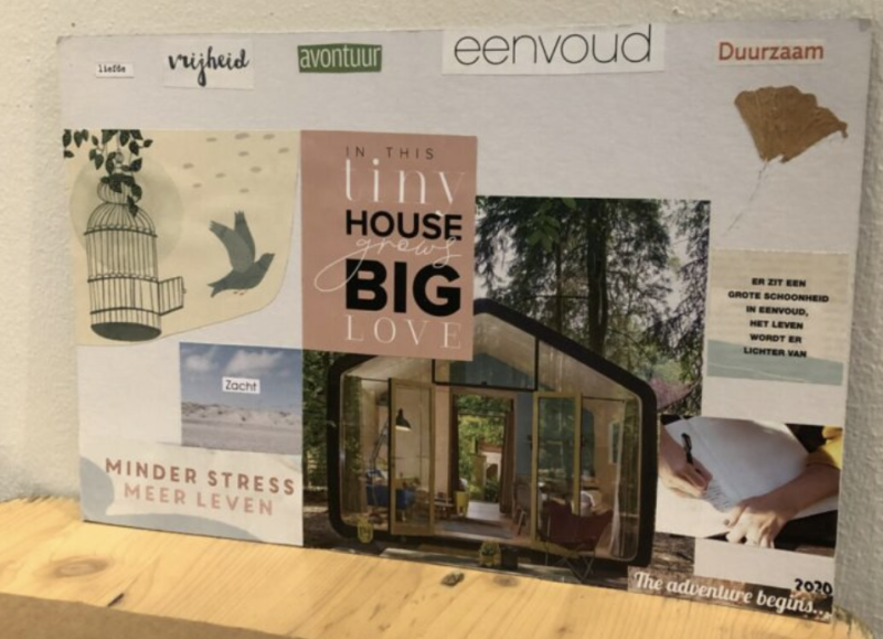 Visionboard maken, inclusief boek Puur natuurlijk wonen - Persoonlijke Ontwikkeling, Nieuwe Maan, Creativiteit
