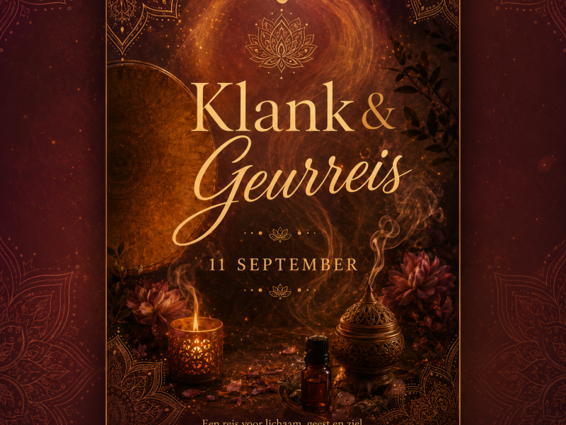 Klank en geur reis - Klankreis-Soundbath
