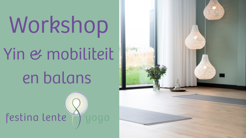 Verdiepingsworkshop Yin Yoga, Mobiliteit & Balans - Yoga