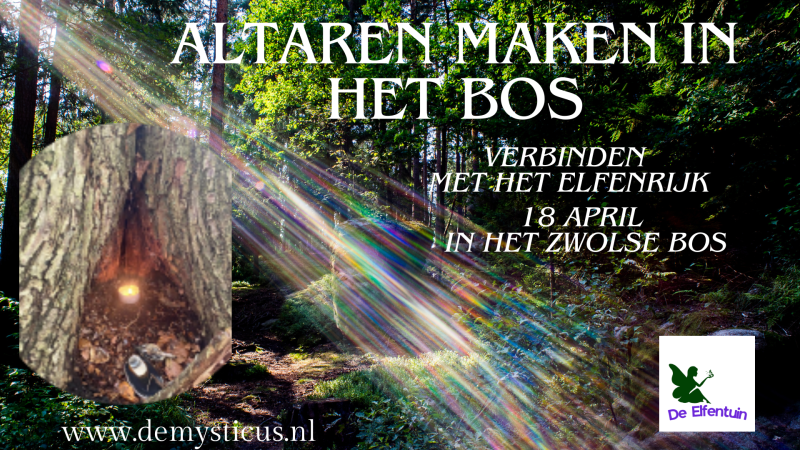 Altaren maken in het bos - natuurwezens workshop - Naturaleza, Creatividad, Multidimensionalidad