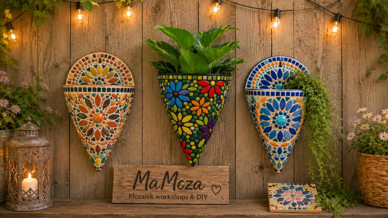 Mozaïekworkshop - Plantenhanger