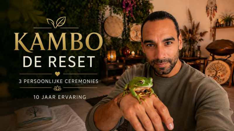 Kambo Reset:  3 ceremonies voor een diepe fysieke & innerlijke reset