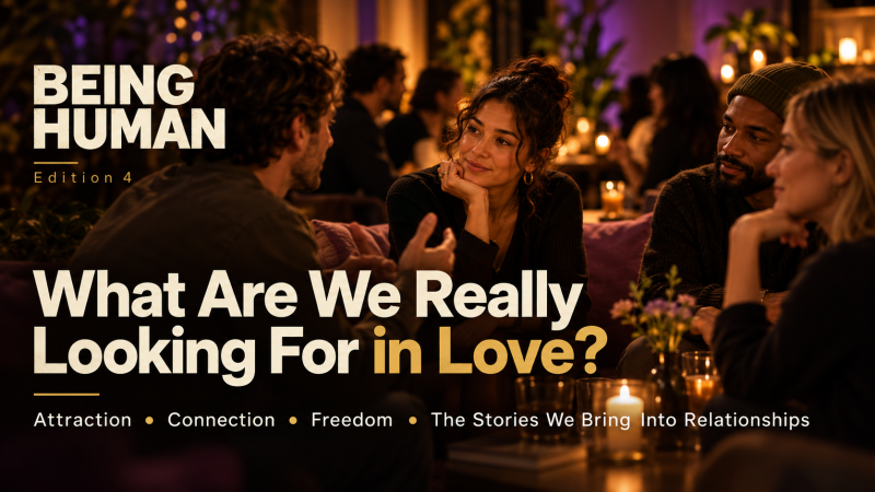 Being Human Series: What Are We Really Looking For in Love? - Relaties, Verbinding, Persoonlijke Ontwikkeling