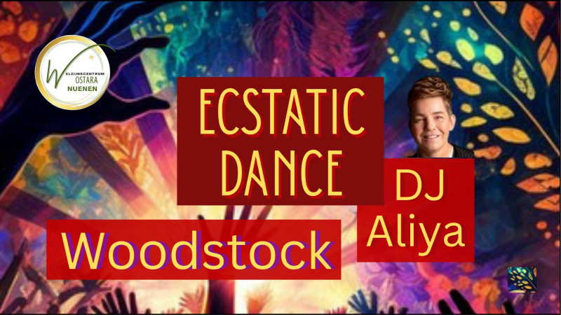 Ecstatic Dance:  DJ  ALIYA met Thema Woodstock muziek