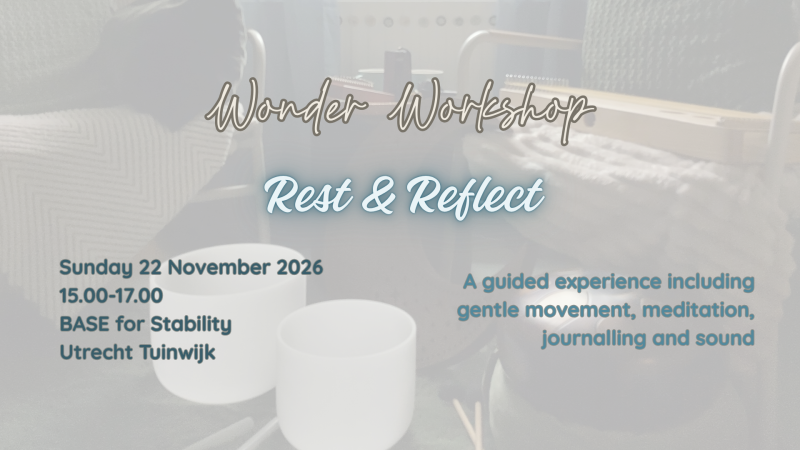 Wonder Workshop - Rest & Reflect
