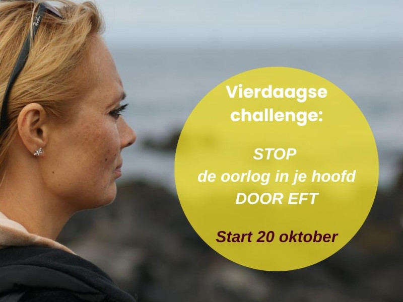 Challenge Stop de oorlog in je hoofd door EFT