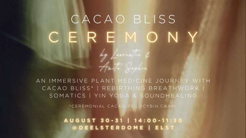 Cacao Bliss Ceremony incl. Rebirthing Breathwork, Somatics,Yin & Sound