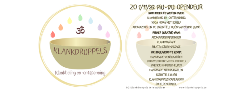 Open Deur Klankdruppels