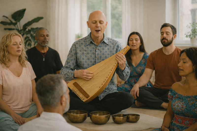 *"Samen mantra zingen en klankconcert" *