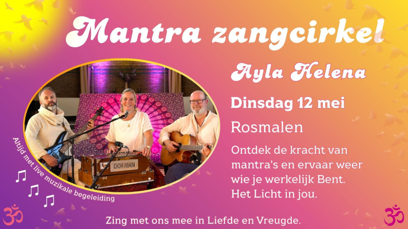 Mantra zangcirkel  - Chant de mantras, Cercle de chant, Musique live