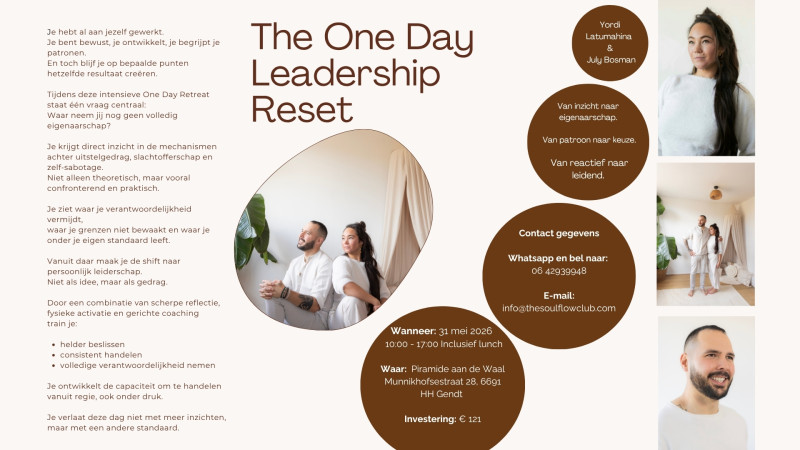 The One Day Leadership Reset Retreat