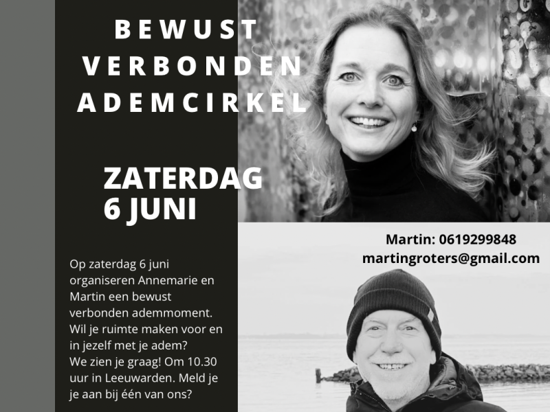 Adem je Vrij! Bewust Verbonden Ademcirkel