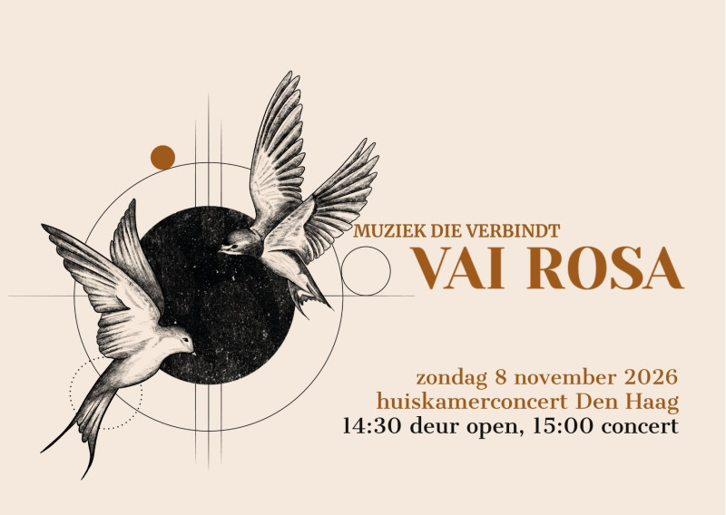 VAI ROSA - Huiskamerconcert in Den Haag - Akoestisch!