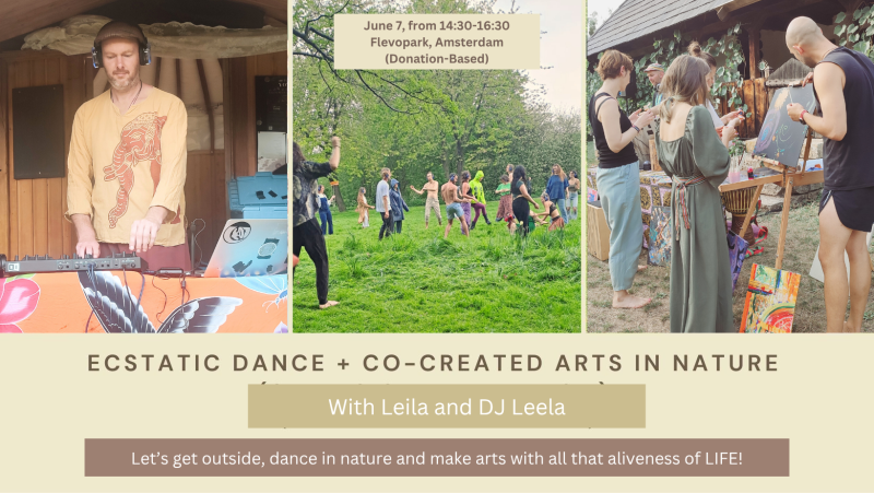 (Cancelled) Ecstatic Dance and Arts in Nature of Amsterdam, DJ Leela