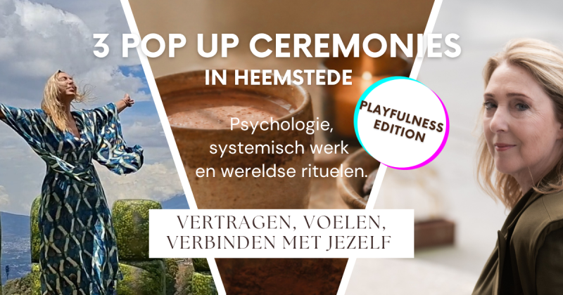 POP-UP CACAO CEREMONIE • PLAYFULNESS EDITION • Heemstede | 11-07-2026 - Cacao ceremonie, Innerlijke Reis, Speelsheid