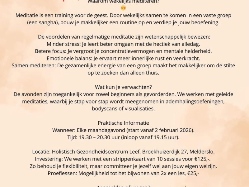 Meditatieavond