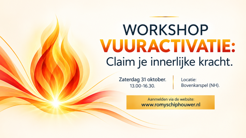 Vuuractivatie workshop: Claim je innerlijke kracht