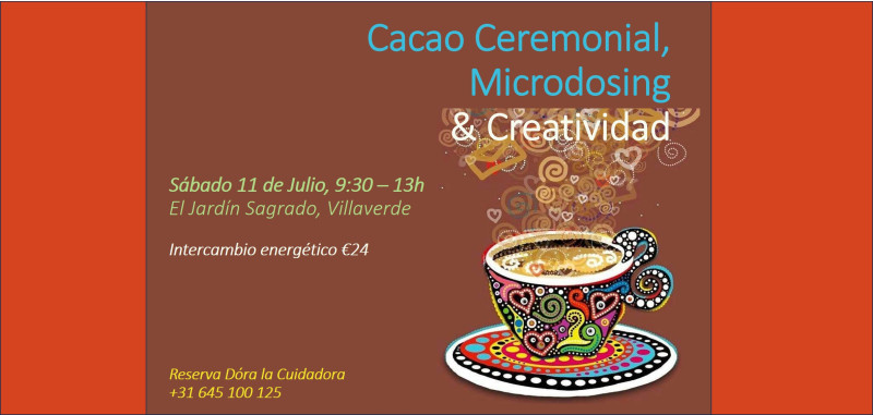 Microdosing & Cacao Art circle - Plantmedicijn, Cacao ceremonie, Creativiteit