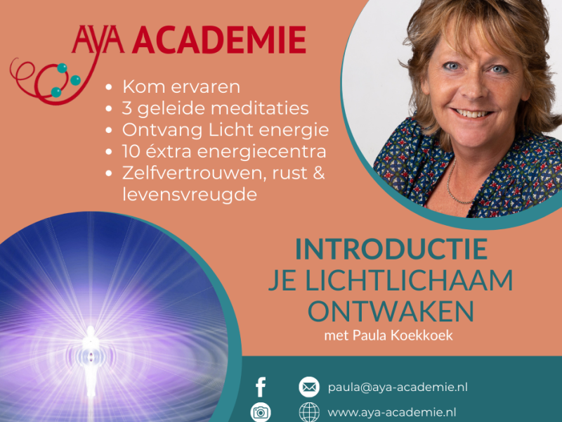 introductie Awakening Your Ligthbody- nieuw aspect aura ontwikkelen