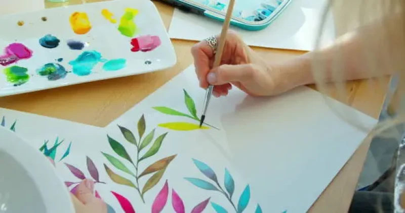 Ouder & kind workshop Basis aquarel schilderen