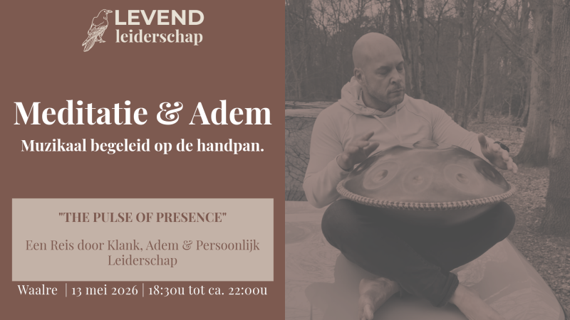 Meditatie & Adem Ceremonie: The Pulse of Presence - Ademcirkel, Handpan, Meditatie