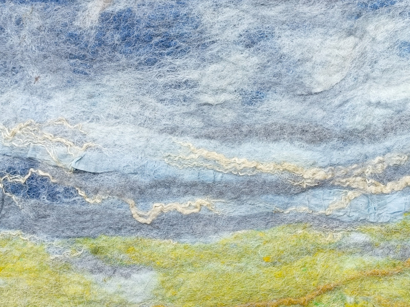 Intuïtief schilderen met wol - creëer je eigen kunstwerk