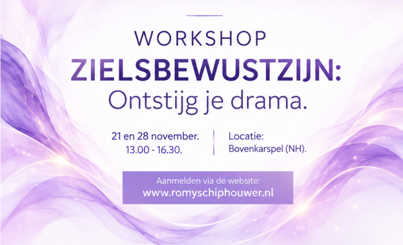 Workshop Zielsbewustzijn: Ontstijg je drama
