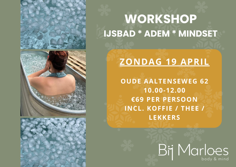 Adem, Mindset & IJsbad workshop