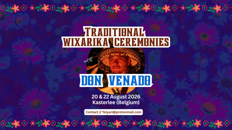 Traditional Wixárika ceremony with Don Venado