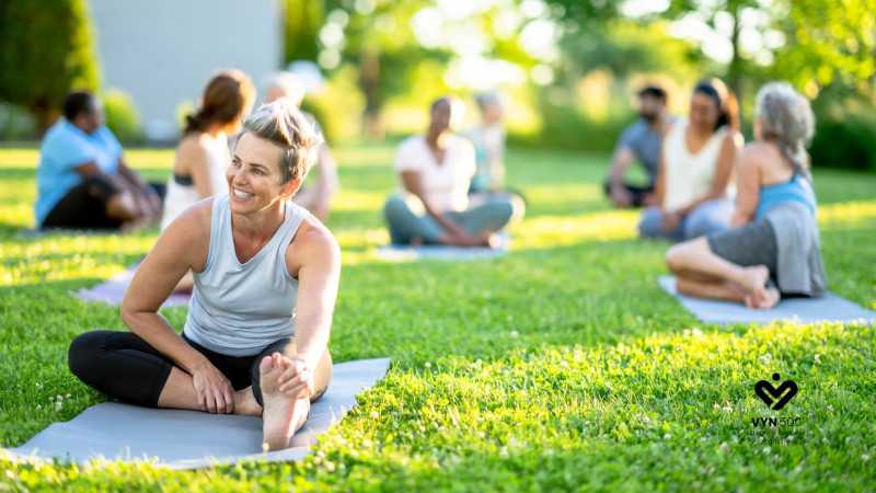 Buiten yoga in Spankeren, Dieren