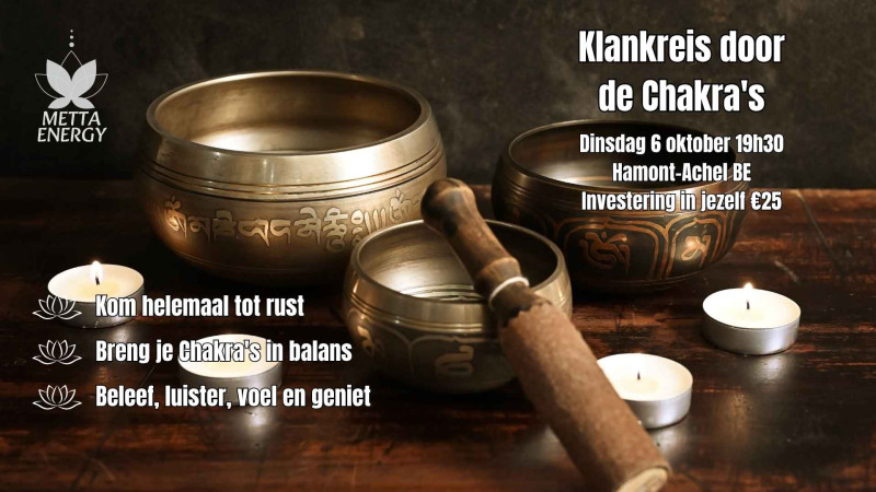 Klankreis door de Chakra's