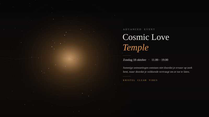 Advanced Cosmic Love Temple