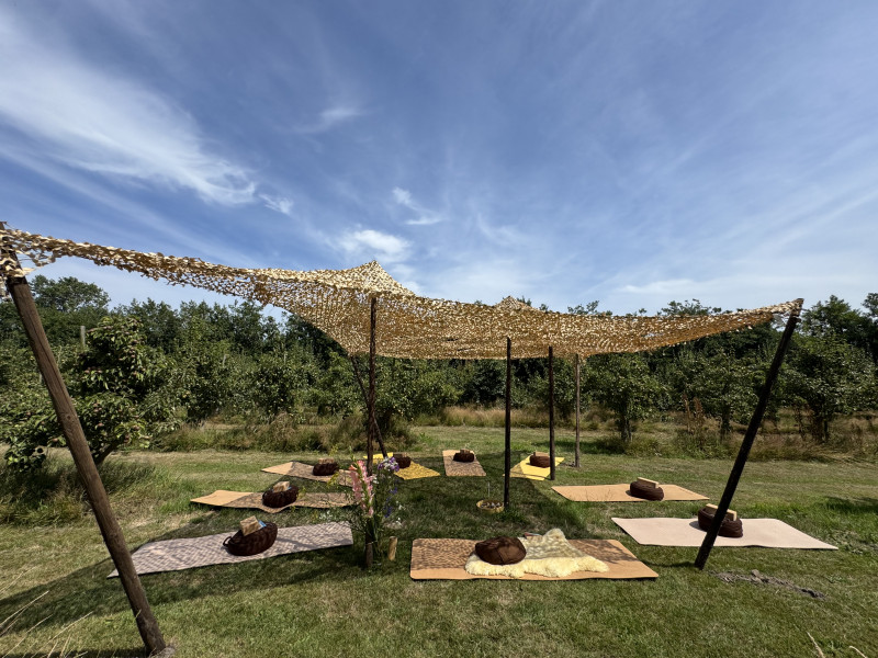 Ademtuin in de Waeldetuin - Texel - Ademwerk, Yoga, Mini retraite in de natuur
