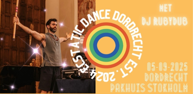 Ecstatic Dance Dordrecht 05 September met DJ RUBYDUB