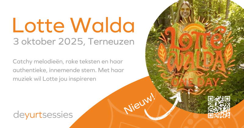 de Yurtsessies, Lotte Walda - Muziekavond, Live muziek, Optreden