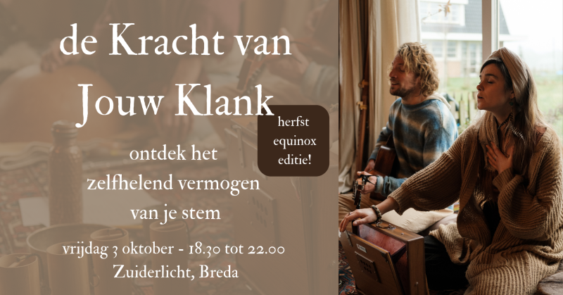 de Kracht van Jouw Klank: Herfst Equinox Special 🍂⚖️ - Zangcirkel, Mantra zingen, Equinox/Zonnewende